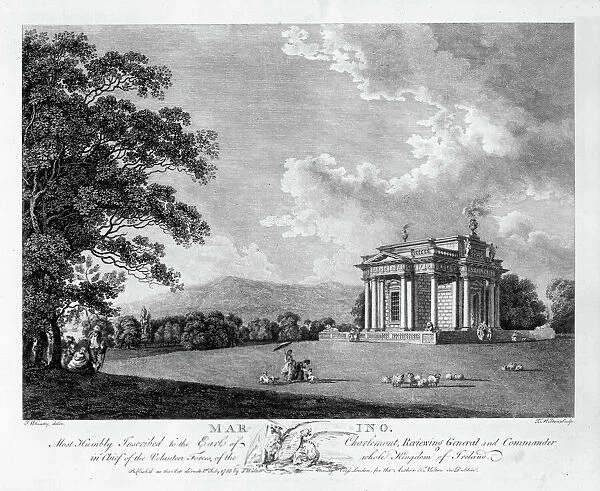 The Casino at Marino, 1783 (engraving)