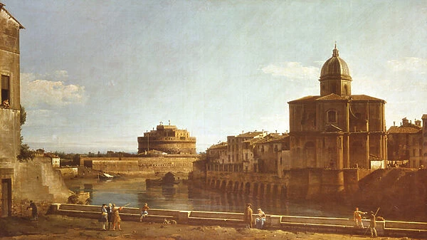 Castel St. Angelo and St. Giovanni dei Fiorentini, Rome