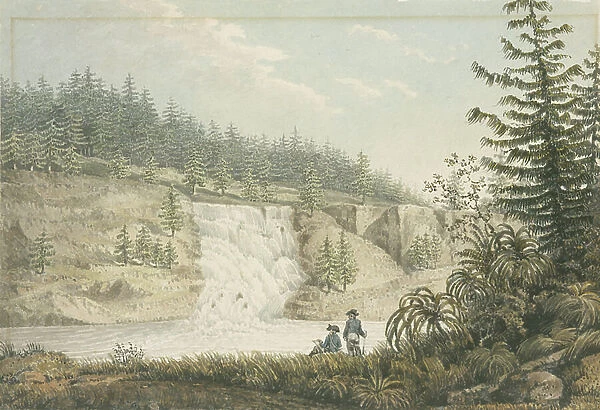 Cataract, Desolation Sound, 1798 (watercolour)