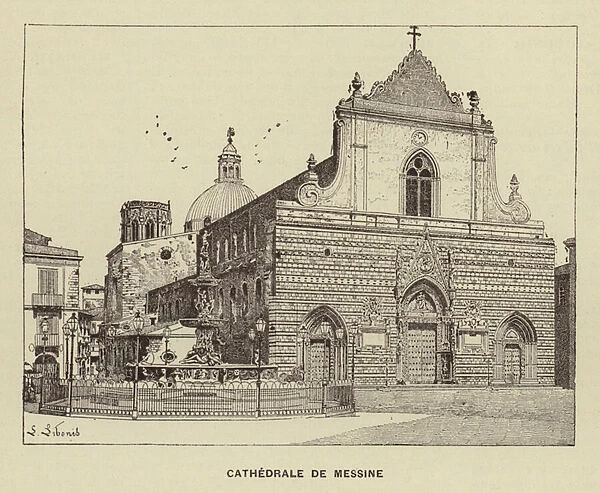 Cathedrale de Messine (engraving)