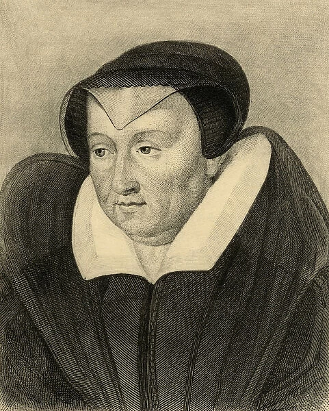 Catherine de Medici (1519-89) (litho)