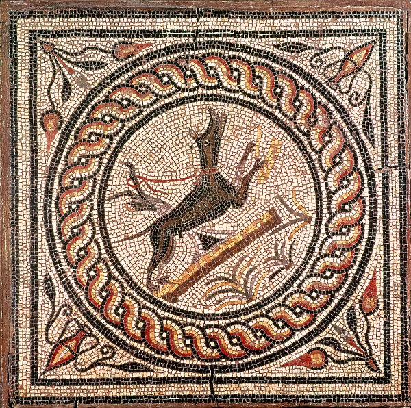 Cave Canem (Beware of the Dog) 2nd-3rd century (mosaic)