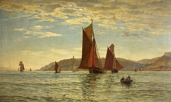 Cawsand Bay, 1877 (oil on canvas)