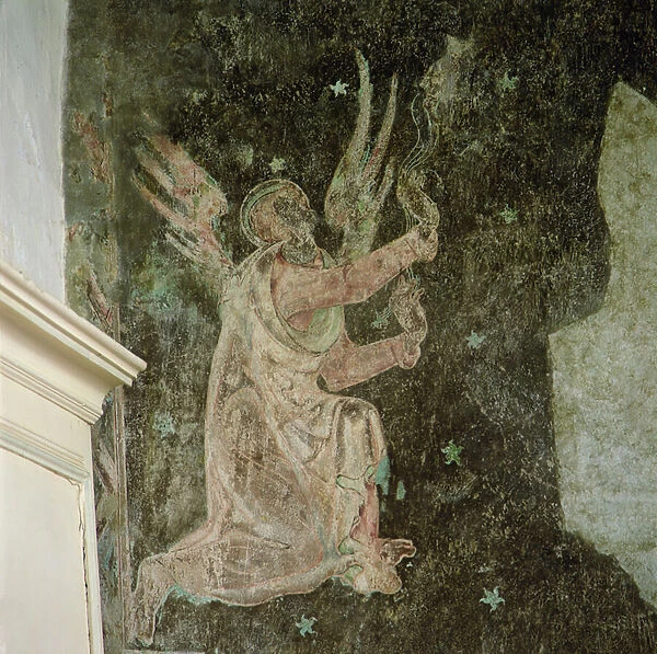 Censing angel, late 13th century (wall painting)