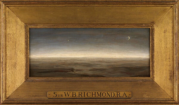 A Centaur by Moonlight, Morea (oil on panel)