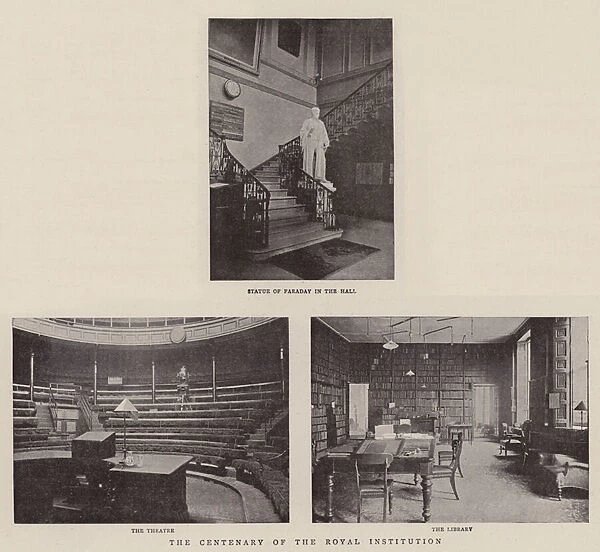 The Centenary of the Royal Institution (b  /  w photo)