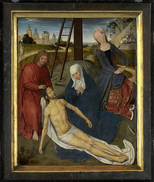 Central panel of the Triptych of Adriaan Reins, 1480 (oil on panel)