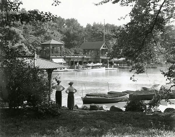 Central Park Boat House, c. 1910-21 (b  /  w photo)