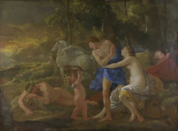 Cephalus and Aurora, c.1630 (oil on canvas)