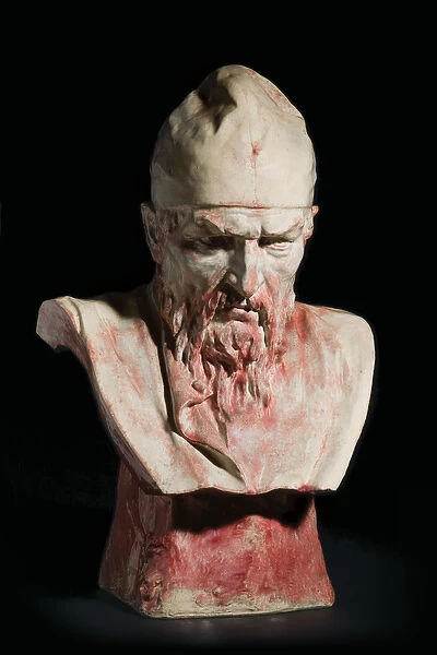 A ceramic bust of Ivan the Terrible, 19th century (ceramic)