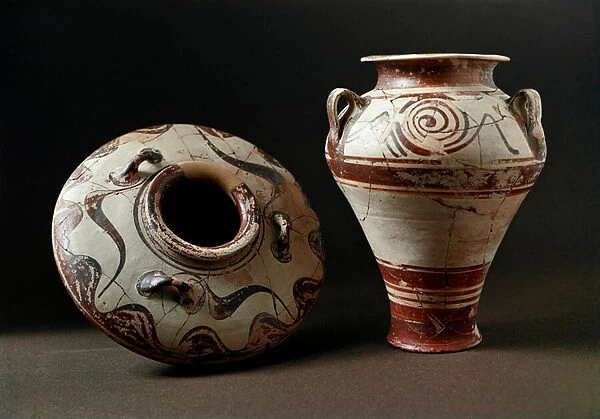 Ceramic vases. 1400 BC