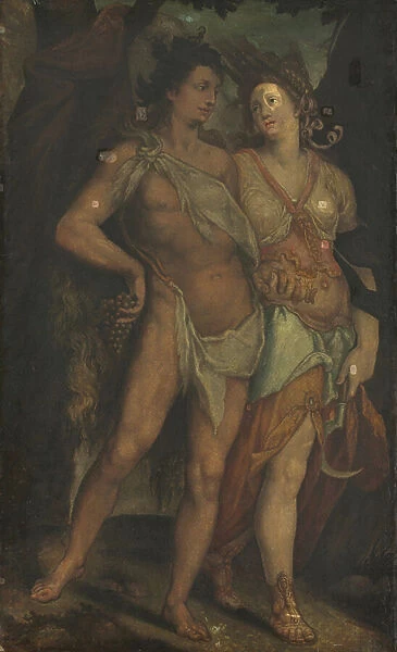 Ceres and Bacchus, 1600s (oil on canvas)