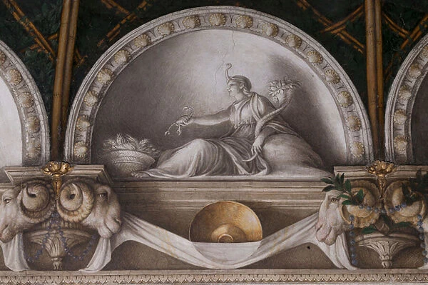 Ceres, detail of the lunettes, 1518-19 (fresco)