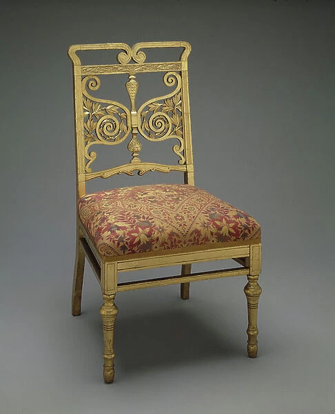 Side chair, c.1890 (giltwood)