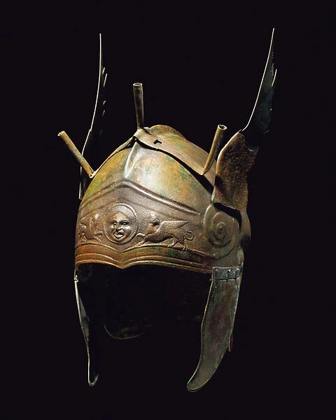 Chalcidian type winged helmet (bronze)