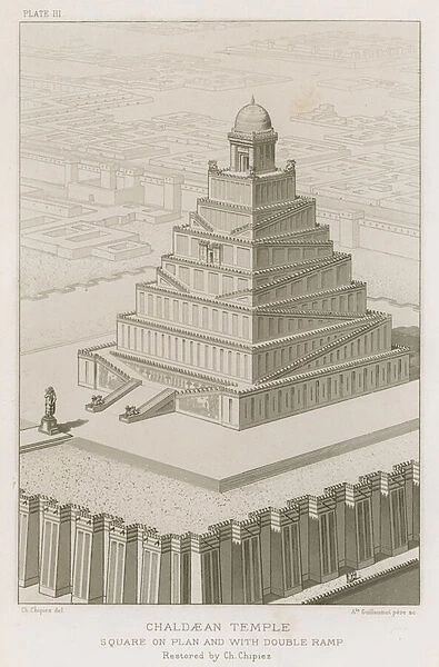 Chaldaean Temple (engraving)