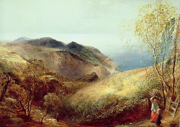 On Chalden Down, Dorset, c. 1834-35 (oil on canvas)