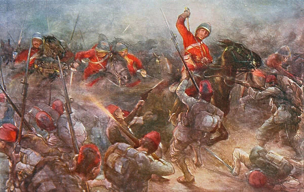 The Charge of the Drury Lowes Cavalry at Kassassin, August 28th, 1882