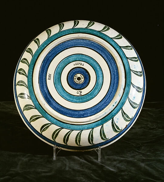 Charger, painted by Charles Passenger, 1888-97 (ceramic) (reverse of 267787)