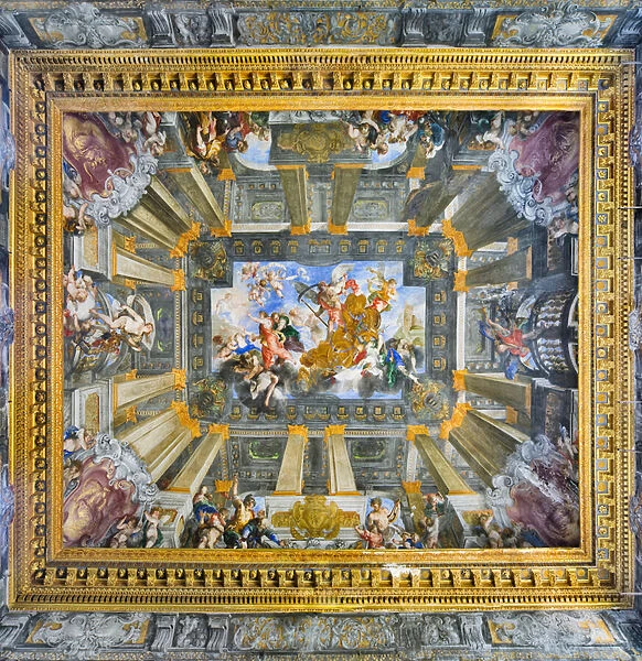 The Chariot of the Time and the four ages of Man, 1657-58 (fresco)