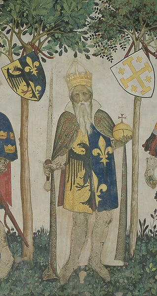 Charlemagne from The Nine Worthies, 1418-30 (fresco)