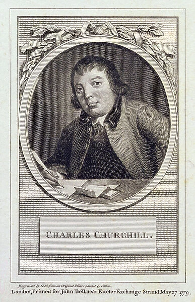 Charles Churchill, 1779 (engraving)
