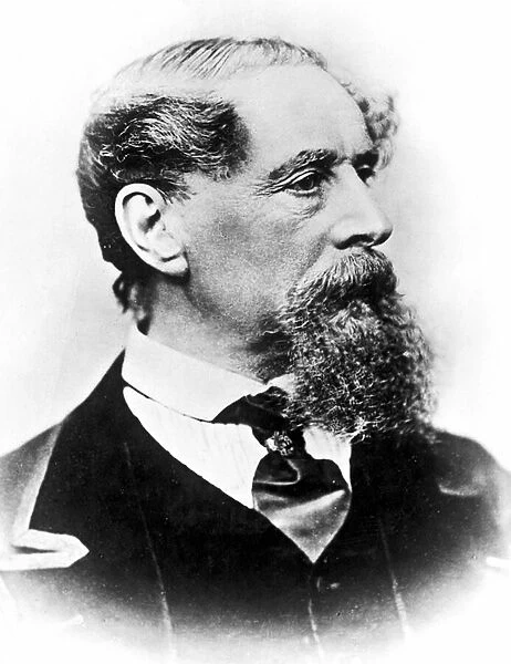 Charles Dickens (b  /  w photo)