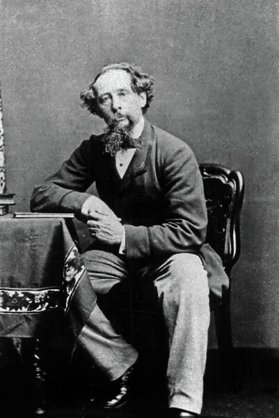 Charles Dickens, c. 1860 (b / w photo)