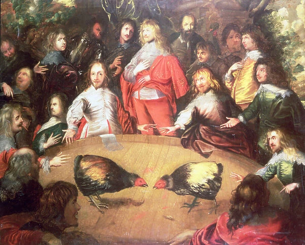 Charles I at a Cockfight
