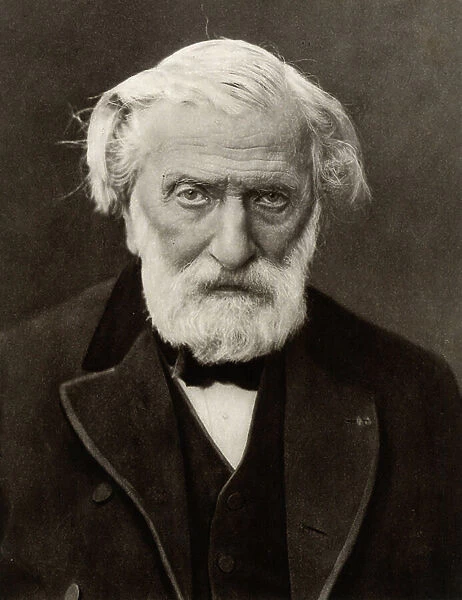 (Charles Louis) Ambroise Thomas (1811-1896) French composer and Director of the Paris Conservatoire from 1871 (b / w photo)