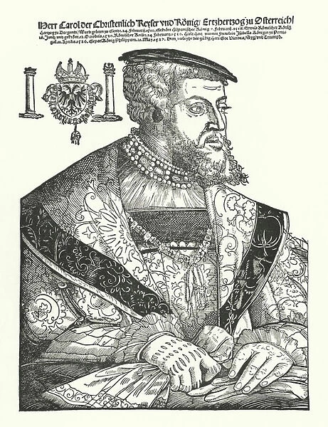 Charles V, Holy Roman Emperor (engraving)