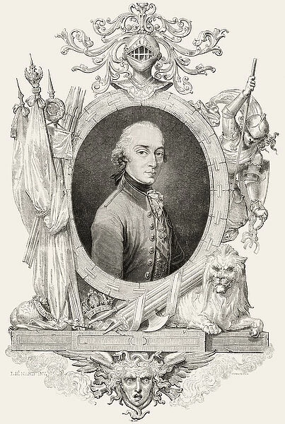 Charles XIV (1763-1844): king of Sweden and Norway and Prince of Ponte Corvo, engraved