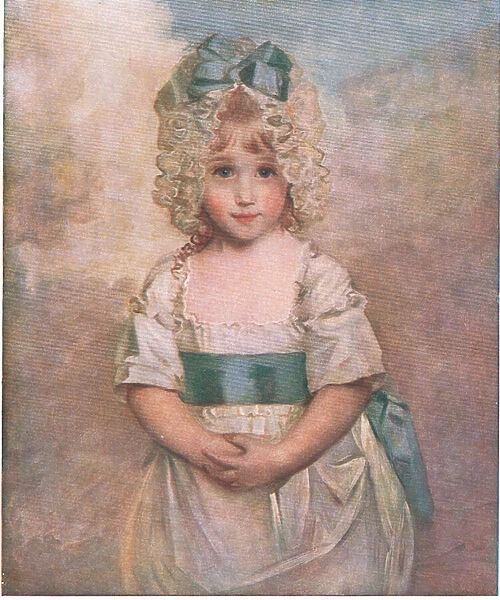 Charlotte Augusta Papendier at the age of five, Bibbys Annual, 1916-17 (colour litho)