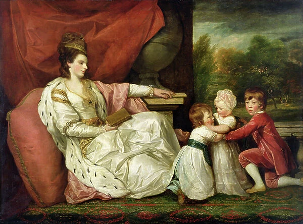 Charlotte Grenvill (Lady Williams-Wynn) and her Children, c.1788 (oil on canvas)