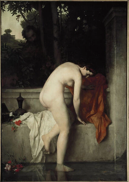 The Chaste Suzanne (Suzanne in the Bath) - Oil on canvas, 1865