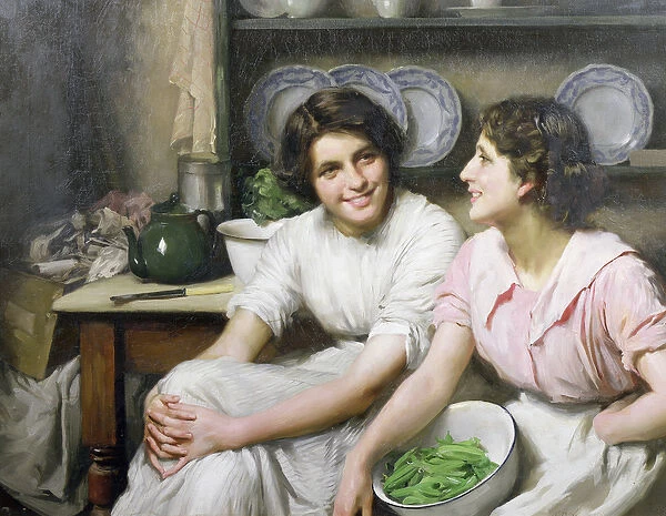 Chatterboxes, 1912 (oil on canvas)