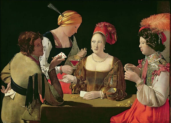 The Cheat with the Ace of Diamonds, c. 1635-40 (oil on canvas) (for details see 90054-56)