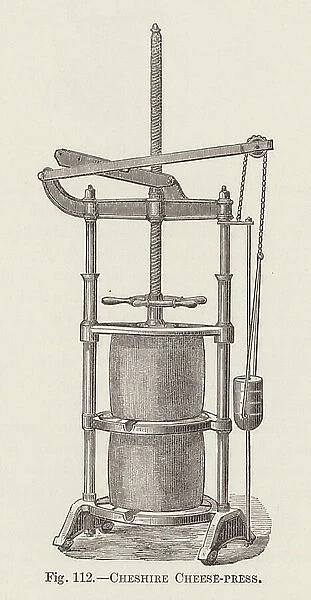 Cheshire Cheese-press (engraving)