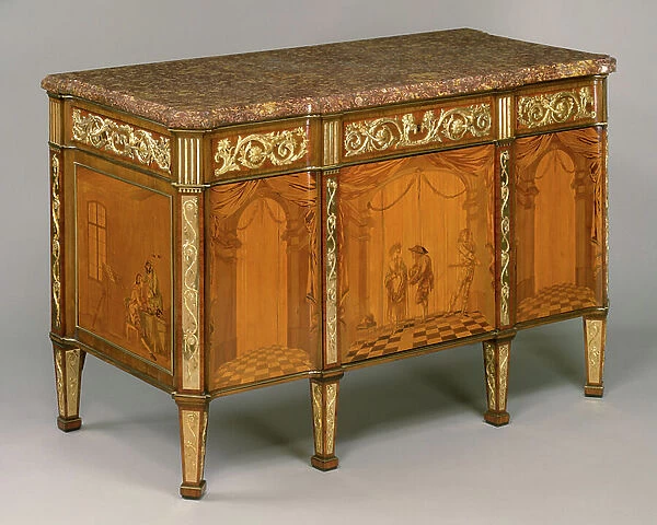 Chest of drawers, c. 1775-79 (wood)