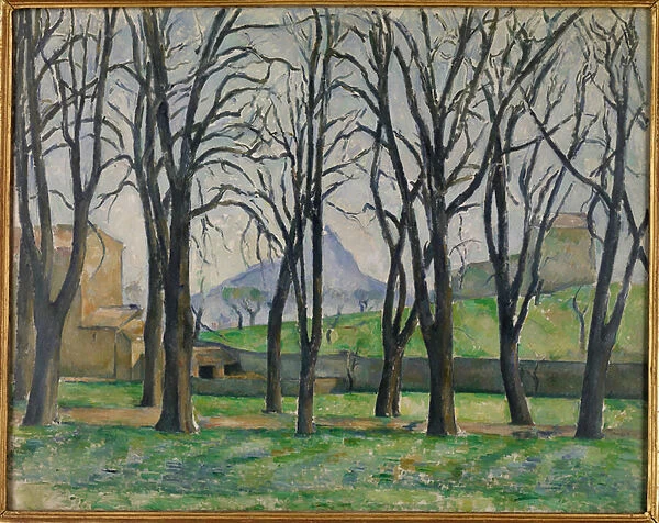Chestnut Trees at Jas de Bouffan, c. 1885-86 (oil on canvas)