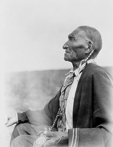 A Cheyenne peyote leader, c. 1927 (b  /  w photo)