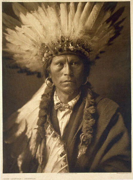 Chief Garfield of the Jicarilla, 1904, photogravure by John Andrew & Son (photogravure)