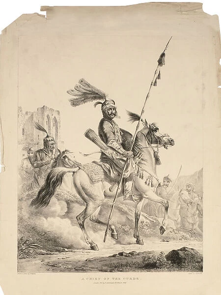 A Chief of the Kurds, 1824 (litho)
