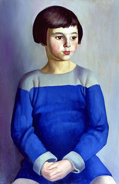 Child in Blue, 1918 (oil on canvas)