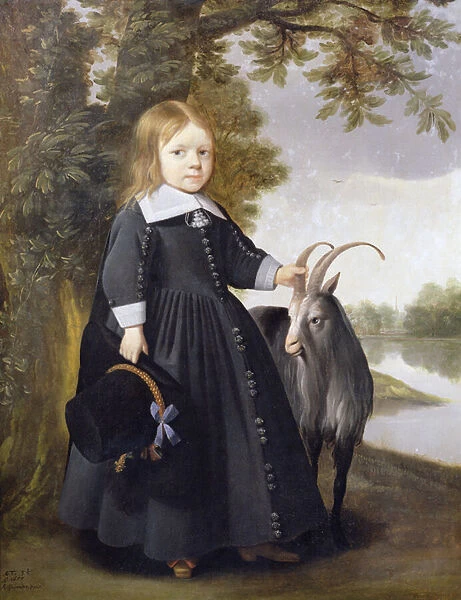 Child and Goat, 1655 (oil on canvas)