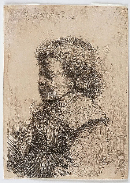 Child in profile, 1641 (Etching)