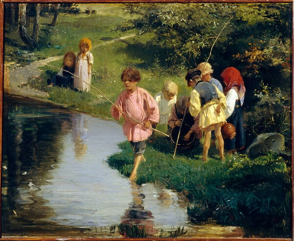 Children Fishing