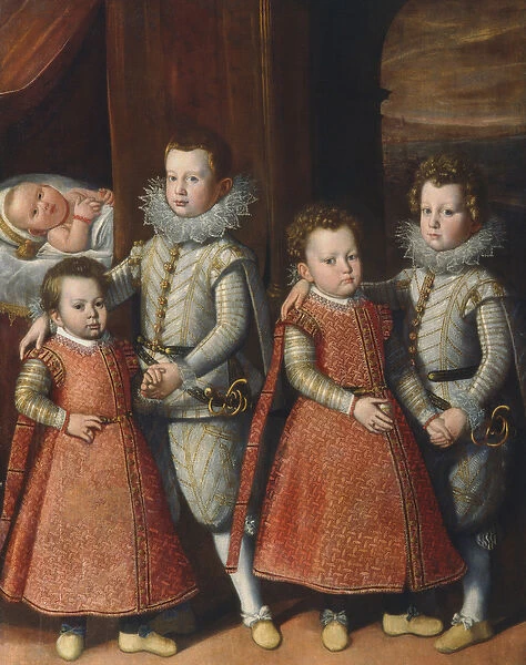 The Children of Giordano Orsini (oil on canvas)
