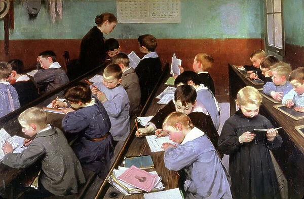 Children's class, 1888 (painting)