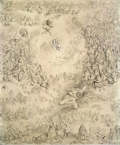 A Childs Dream of Christmas, 1858 (pencil)